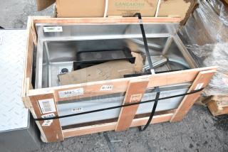 BRAND NEW SCRATCH AND DENT! Regency 600IB1836CP Stainless Steel Ice Bin w/ Cold Plate.