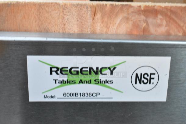 BRAND NEW SCRATCH AND DENT! Regency 600IB1836CP Stainless Steel Ice Bin w/ Cold Plate. - Image 5 of 5