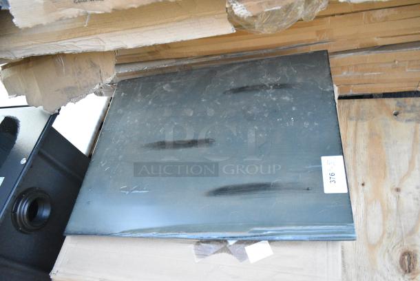 5 BRAND NEW SCRATCH AND DENT! Items Including 3 164DA2424BLU Lancaster Table & Seating Alloy Series 24" x 24" Blue Quartz Standard Height Outdoor Table and Tabletop. 5 Times Your Bid! - Image 2 of 3