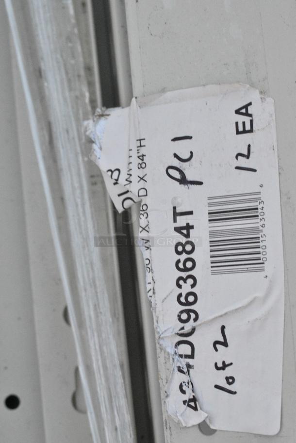 ALL ONE MONEY! Lot of BRAND NEW SCRATCH AND DENT!  434DC963684T Metal Pieces to Shelving Unit - Image 3 of 3