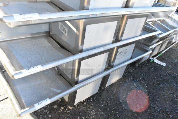 BRAND NEW SCRATCH AND DENT! Regency 600S21717218 Stainless Steel 3 Bay Sink w/ Dual Drain Boards. No Legs. - Image 2 of 5