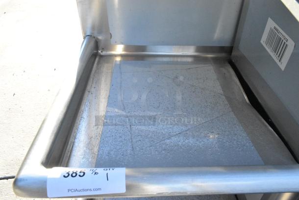 BRAND NEW SCRATCH AND DENT! Regency 600S21717218 Stainless Steel 3 Bay Sink w/ Dual Drain Boards. No Legs. - Image 3 of 5
