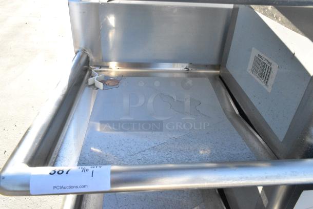 BRAND NEW SCRATCH AND DENT! Regency 600S21717218 Stainless Steel 3 Bay Sink w/ Dual Drain Boards. No Legs. - Image 3 of 5