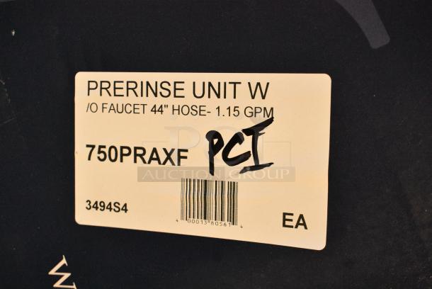 BRAND NEW SCRATCH AND DENT! 750PRAXF Waterloo 1.15 GPM Pre-Rinse Assembly with Riser, Hose, and Spray Valve - Image 3 of 3