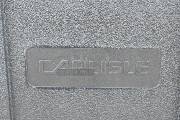 Carlisle Poly Black 2 Compartment Portable Catering Case on Commercial Casters. - Image 2 of 6