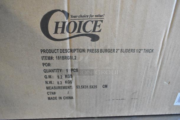 BRAND NEW SCRATCH AND DENT! 181BRGSL2 Garde XL 2" x 1/2" Slider / Burger Press - 1000 Sliders/Hour - Image 5 of 6