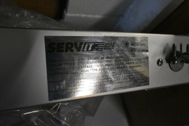 BRAND NEW SCRATCH AND DENT ServIt 423SW60INHA 60" Strip Warmer with Single Adjustable Infinite Control. 120 Volts, 1 Phase. - Image 6 of 6