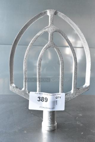 BRAND NEW SCRATCH AND DENT! ITW20B Metal Commercial 20 Quart Flat Beater Dough Mixer Attachment