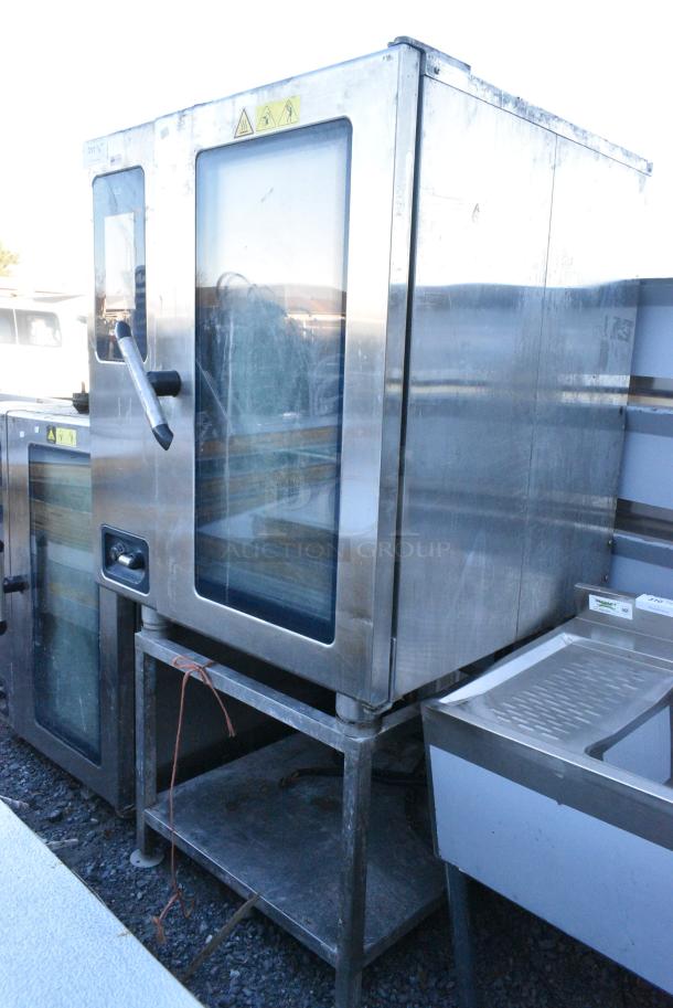 2018 Alto Shaam CTP10-10E Stainless Steel Commercial Electric Powered Combi Convection Oven on Stand. 208-240 Volts, 3 Phase . - Image 1 of 6