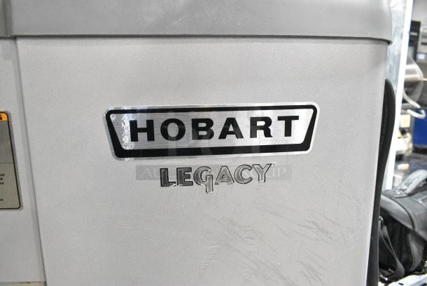 Hobart Legacy HL600 Metal Commercial Floor Style 60 Quart Planetary Dough Mixer w/ Stainless Steel Mixing Bowl, Bowl Guard, Dough Hook, Paddle and Whisk Attachments. 200-240 Volts, 1/3 Phase. - Image 3 of 7