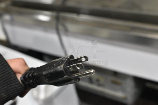 BRAND NEW SCRATCH AND DENT! 2024 Hobart Ecoline ECO12 Stainless Steel Commercial Countertop Meat Slicer w/ Blade Sharpener. 115 Volts, 1 Phase. Tested and Working But Needs Blade Guard Replaced To Turn The Cutting Wheel - Image 5 of 5