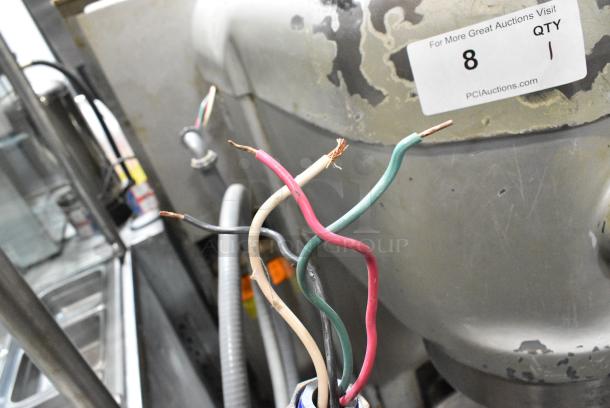 Hobart H-600 T Metal Commercial Floor Style 60 Quart Planetary Dough Mixer w/ Stainless Steel Mixing Bowl, Paddle and Whisk Attachments. 220 Volts, 3 Phase. - Image 3 of 4