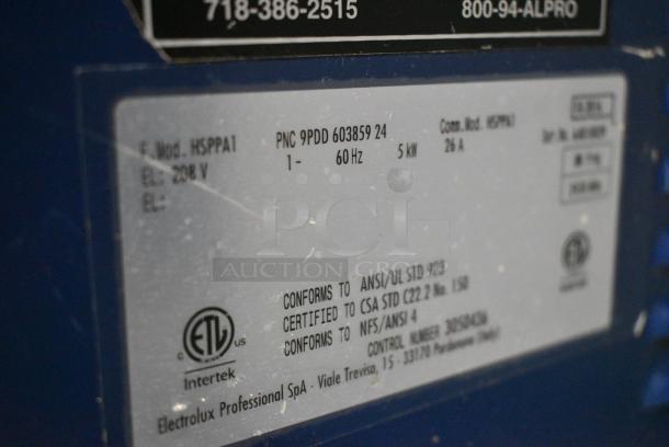 2016 Electrolux HSPPA1 Stainless Steel Commercial Countertop Panini Press. 208 Volts, 1 Phase. - Image 4 of 6