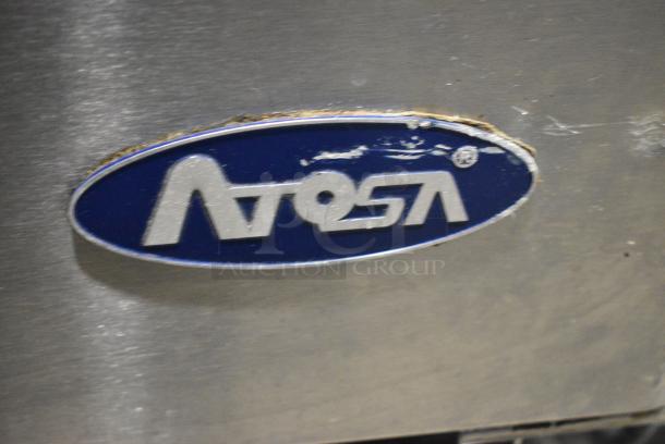 Atosa MGF8404 Stainless Steel Commercial 3 Door Undercounter Cooler on Commercial Casters. 115 Volts, 1 Phase. Tested and Powers On But Does Not Get Cold - Image 4 of 9