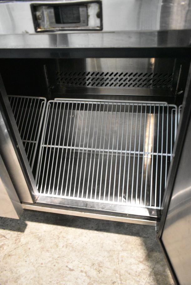 Atosa MGF8404 Stainless Steel Commercial 3 Door Undercounter Cooler on Commercial Casters. 115 Volts, 1 Phase. Tested and Powers On But Does Not Get Cold - Image 7 of 9