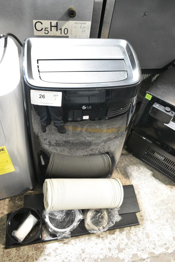 BRAND NEW SCRATCH AND DENT! LG LP1021BHSM 10,000 BTU Heat/Cool Portable Air Conditioner. 115 Volts, 1 Phase. Tested and Working! - Image 2 of 8