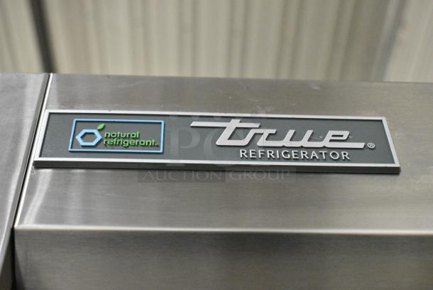 2022 True T-35-HC Stainless Steel Commercial 2 Door Reach In Cooler w/ Poly Coated Racks on Commercial Casters. 115 Volts, 1 Phase. Tested and Working! - Image 2 of 6