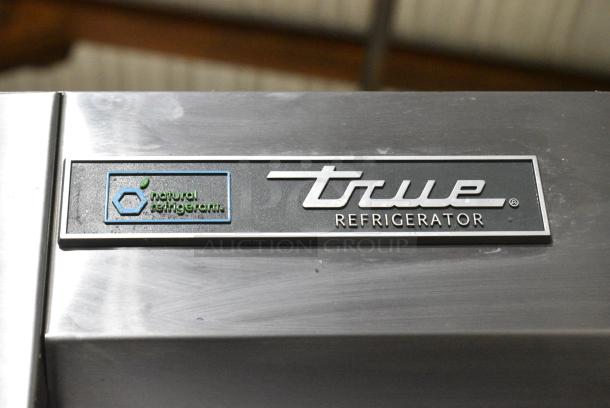 2020 True T-35-HC Stainless Steel Commercial 2 Door Reach In Cooler w/ Poly Coated Racks on Commercial Casters. 115 Volts, 1 Phase. Tested and Working! - Image 2 of 6