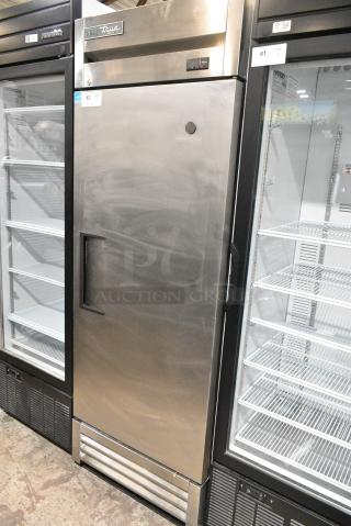 2023 True T-19F-HC Stainless Steel Commercial Single Door Reach In Freezer w/ Poly Coated Racks. 115 Volts, 1 Phase. Tested and Working! - Item #1153891