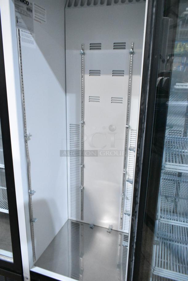 2019 Habco SE18 Metal Commercial Single Door Reach In Cooler Merchandiser. 115 Volts, 1 Phase. Tested and Working! - Image 5 of 6