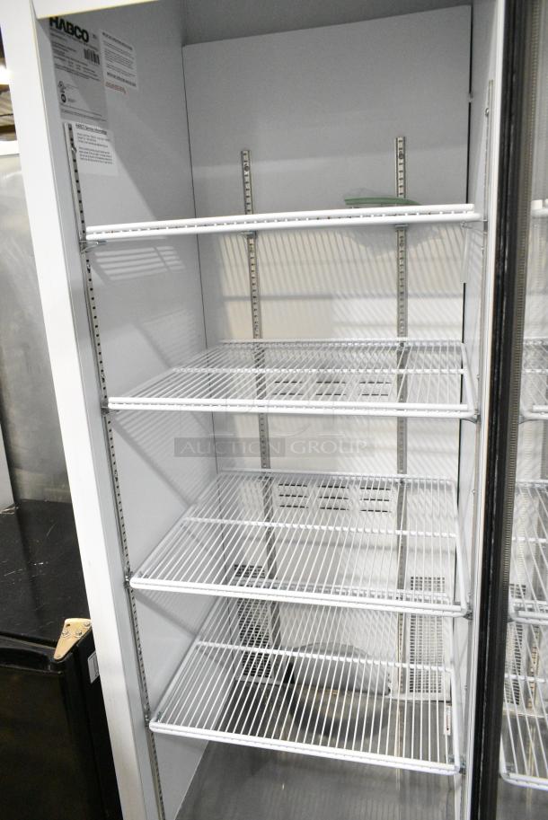 2019 Habco SE18 Metal Commercial Single Door Reach In Cooler Merchandiser w/ Poly Coated Racks. 115 Volts, 1 Phase. Tested and Working! - Image 3 of 4