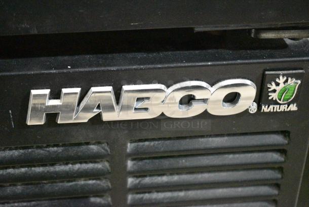 Habco SE12HC Metal Commercial Single Door Reach In Cooler Merchandiser w/ Poly Coated Racks. See Pictures for Broken Glass. 115 Volts, 1 Phase. Tested and Working! - Image 2 of 4