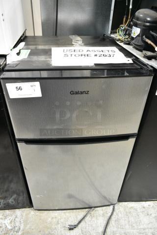 Galanz GL31S5E Metal Mini Cooler w/ Freezer. 115 Volts, 1 Phase. Tested and Working! - Item #1153905