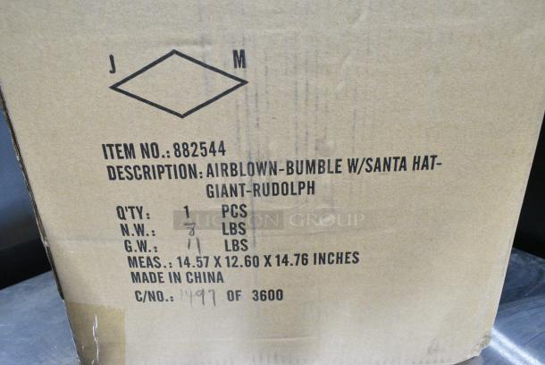 2 Boxes Including Inflatable Santa and Inflatable Rudolph. 2 Times Your Bid! - Image 6 of 6