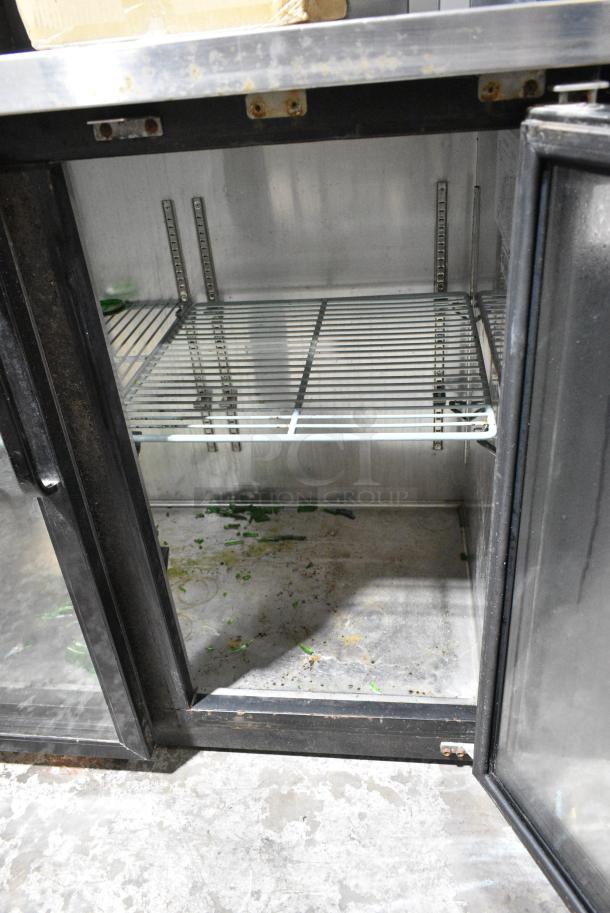 Perlick 178UBB2448G Stainless Steel Commercial 2 Door Back Bar Cooler Merchandiser. 115 Volts, 1 Phase. Cannot Test Due To Cut Power Cord - Image 2 of 5