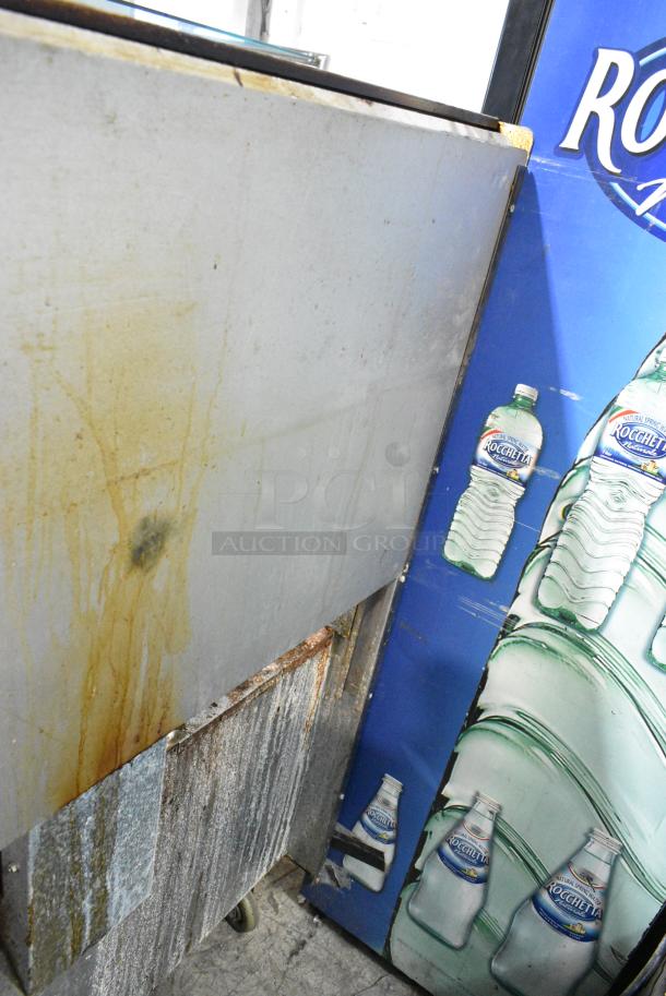 Stainless Steel Commercial Natural Gas Powered 6 Burner Range w/ Oven, Over Shelf and Back Splash on Commercial Casters. - Image 7 of 9