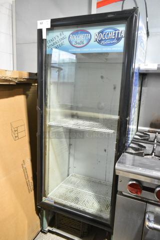 Imbera VR12 Metal Commercial Single Door Reach In Cooler Merchandiser. 115 Volts, 1 Phase. Tested and Does Not Power On