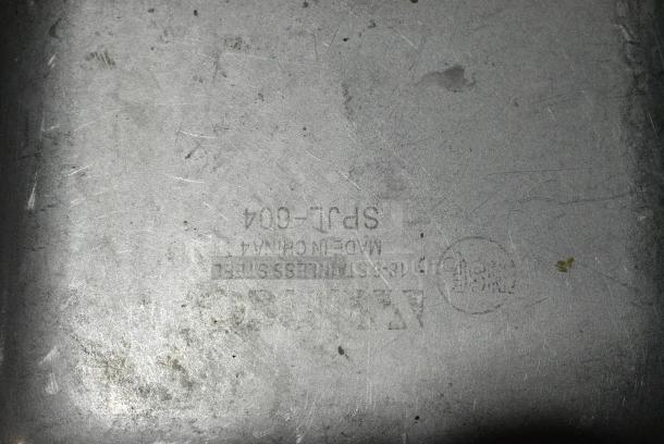 12 Stainless Steel 1/6 Size Drop In Bins. 1/6x4. 12 Times Your Bid! - Image 4 of 4