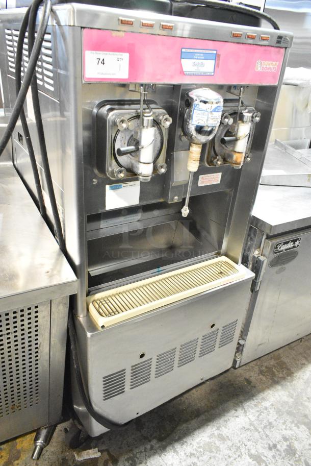 Taylor 342D-27 Stainless Steel Commercial Floor Style 2 Flavor Frozen Beverage Machine w/ Drink Mixer on Commercial Casters. 208-230 Volts, 1 Phase. - Image 1 of 8