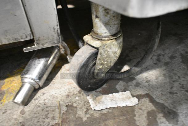 Taylor 342D-27 Stainless Steel Commercial Floor Style 2 Flavor Frozen Beverage Machine w/ Drink Mixer on Commercial Casters. 208-230 Volts, 1 Phase. - Image 2 of 8