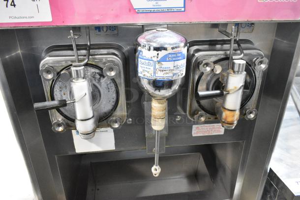 Taylor 342D-27 Stainless Steel Commercial Floor Style 2 Flavor Frozen Beverage Machine w/ Drink Mixer on Commercial Casters. 208-230 Volts, 1 Phase. - Image 4 of 8