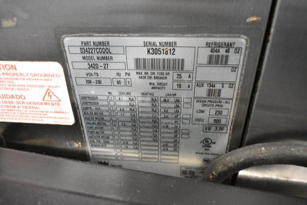 Taylor 342D-27 Stainless Steel Commercial Floor Style 2 Flavor Frozen Beverage Machine w/ Drink Mixer on Commercial Casters. 208-230 Volts, 1 Phase. - Image 8 of 8