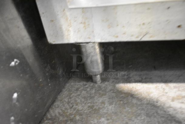 Stainless Steel Commercial Single Door Work Top Cooler. Tested and Powers On But Does Not Get Cold - Image 2 of 8