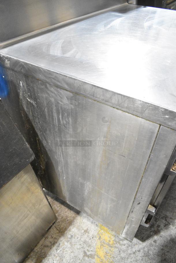 Stainless Steel Commercial Single Door Work Top Cooler. Tested and Powers On But Does Not Get Cold - Image 7 of 8