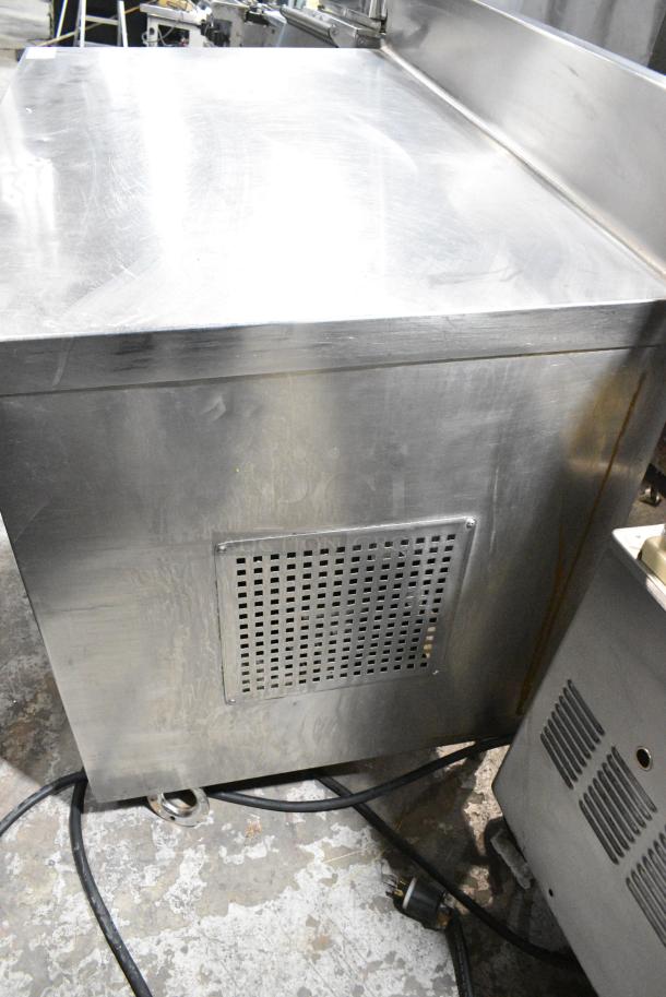 Stainless Steel Commercial Single Door Work Top Cooler. Tested and Powers On But Does Not Get Cold - Image 8 of 8