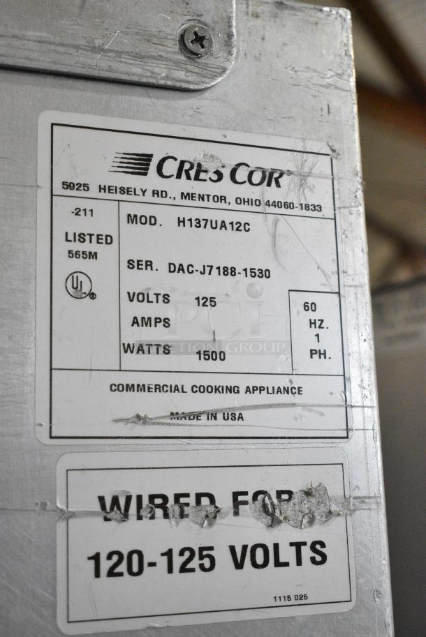 CresCor H137UA12C Stainless Steel Commercial Heated Holding Cabinet on Commercial Casters. 125 Volts, 1 Phase. Tested and Working! - Image 8 of 8