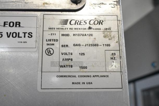 CresCor H137UA12C Stainless Steel Commercial Heated Holding Cabinet on Commercial Casters. 125 Volts, 1 Phase. Tested and Working! - Image 8 of 8