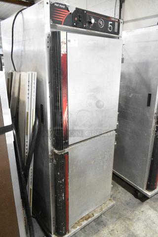 CresCor H137UA12C Stainless Steel Commercial Heated Holding Cabinet on Commercial Casters. 125 Volts, 1 Phase. Cannot Test - Unit Trips Breaker