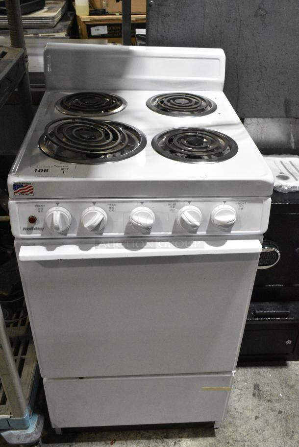 Holiday Metal 4 Burner Range w/ Oven. - Image 1 of 6