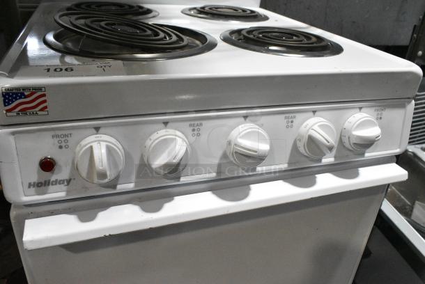 Holiday Metal 4 Burner Range w/ Oven. - Image 4 of 6