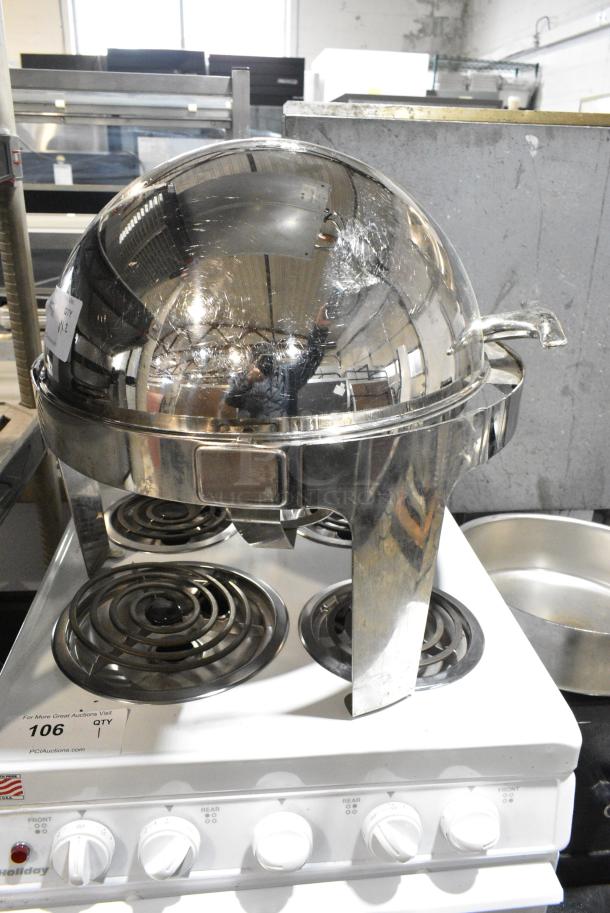 Stainless Steel Countertop Round Chafer w/ Drop In. - Image 4 of 5