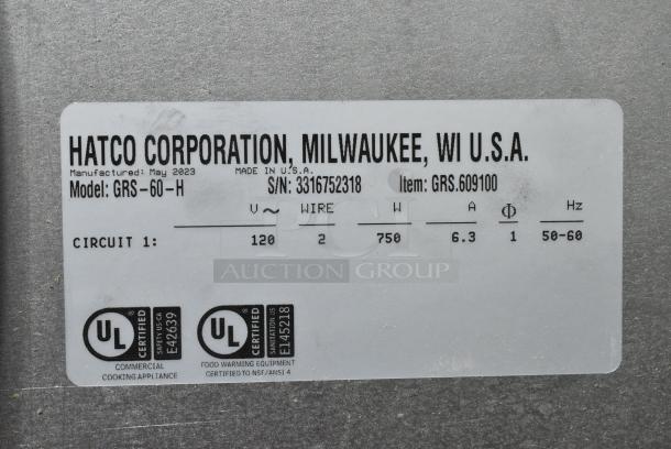 BRAND NEW SCRATCH AND DENT! Hatco GRS-60-H Metal Commercial Heated Shelf. 120 Volts, 1 Phase. - Image 6 of 6