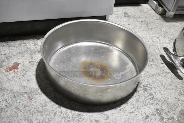 6 Various Metal Items Including Metal Mixing Bowl, Bowl Dolly, Chafer Pieces. 6 Times Your Bid! - Image 6 of 10