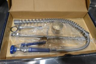 BRAND NEW SCRATCH AND DENT! Waterloo 750PRAXF 1.15 GPM Pre-Rinse Assembly with Riser, Hose, and Spray Valve