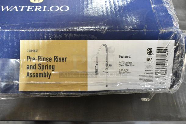 BRAND NEW SCRATCH AND DENT! Waterloo 750PRAXF 1.15 GPM Pre-Rinse Assembly with Riser, Hose, and Spray Valve - Image 3 of 3