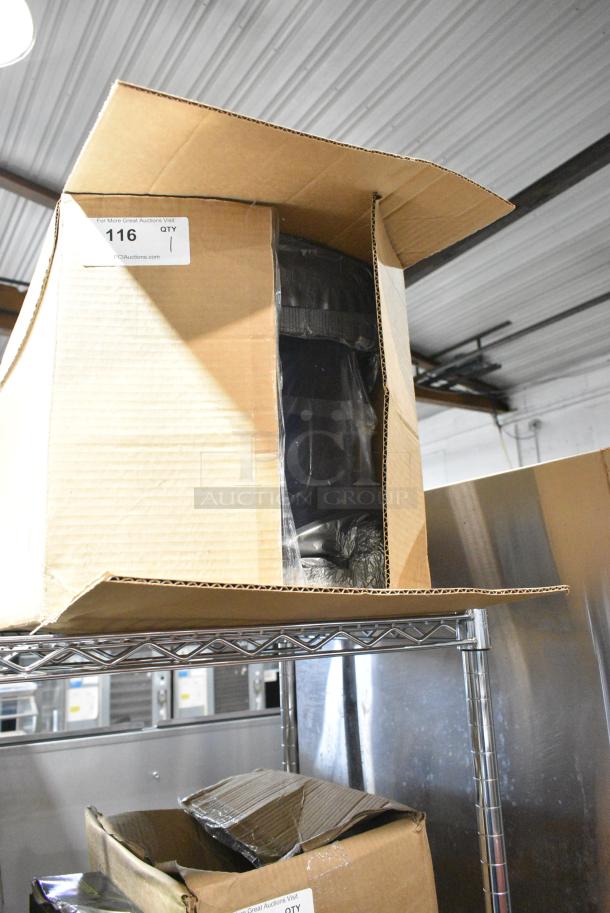 BRAND NEW SCRATCH AND DENT! Clear Poly Countertop Dry Display Case Merchandiser. - Image 2 of 5